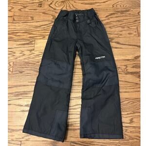 Arctix Youth Snow Pants Black SZ S 6/7 Waterproof Insulated Winter Ski Snowboard